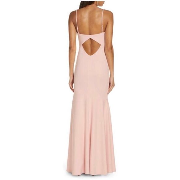 Katie May Smooth Operator V-Neck Trumpet Gown - Picture 2 of 12